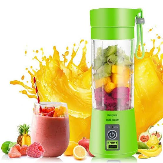Rechargeable Portable Juicer Blender – Powerful 6-Blade Fast Blending, USB Rechargeable Smoothie Maker for Shakes, Fruits, Ice Crushing & Travel Use