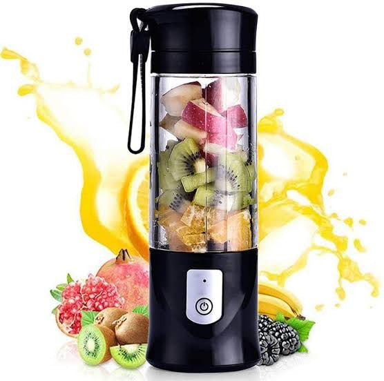 Rechargeable Portable Juicer Blender – Powerful 6-Blade Fast Blending, USB Rechargeable Smoothie Maker for Shakes, Fruits, Ice Crushing & Travel Use