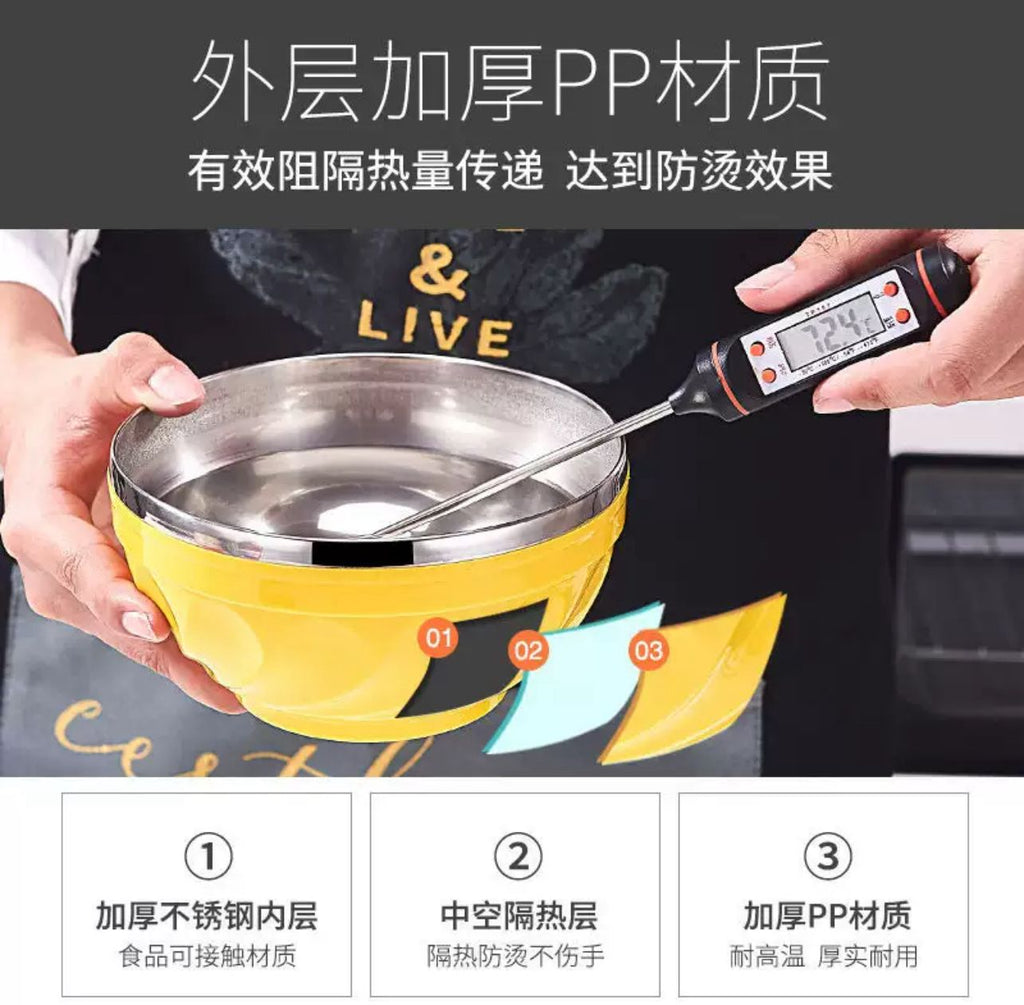 Premium Large 18/8 Stainless Steel Soup Bowl | Durable, Rust-Resistant, and Dishwasher Safe