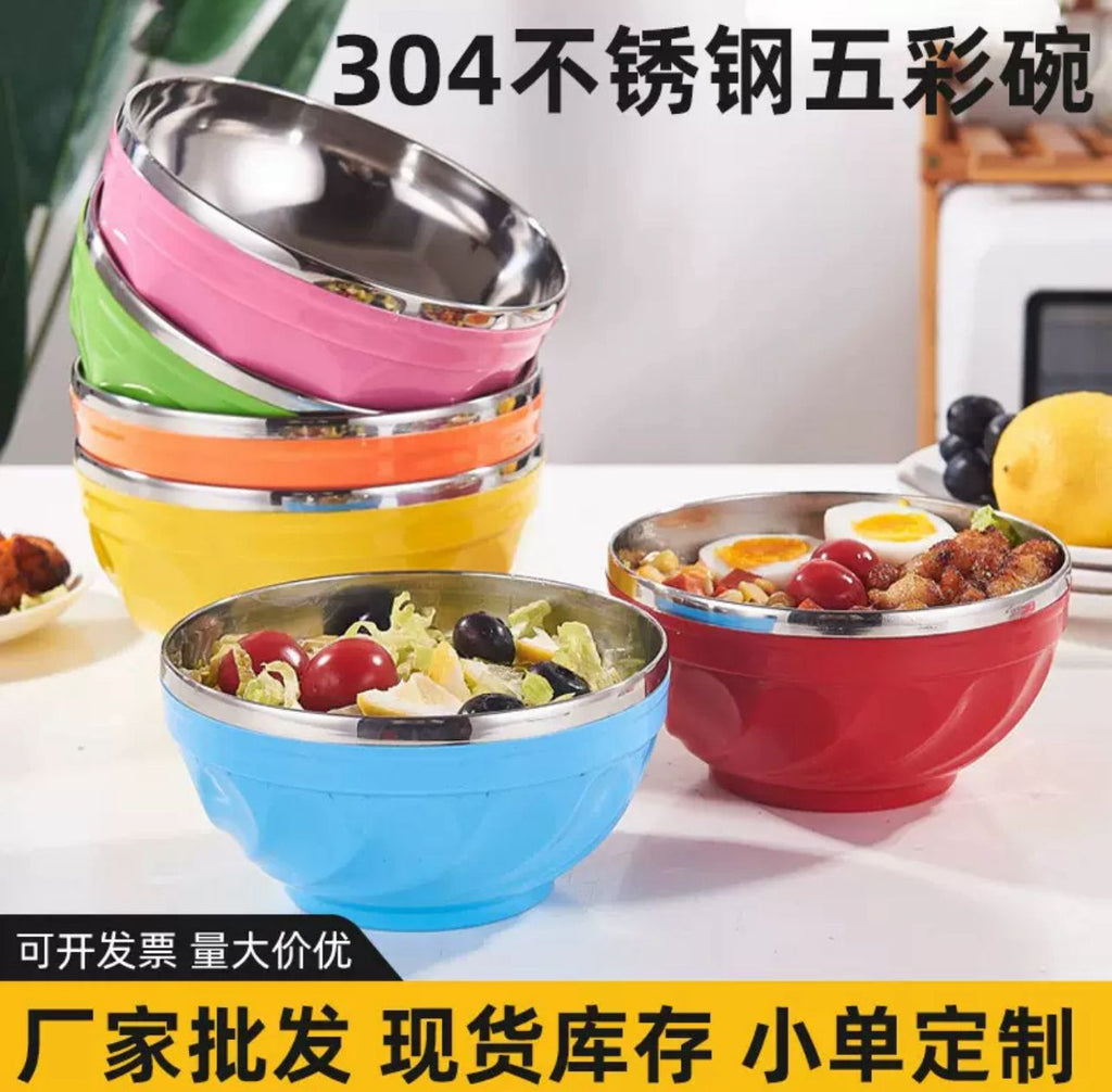 Premium Large 18/8 Stainless Steel Soup Bowl | Durable, Rust-Resistant, and Dishwasher Safe